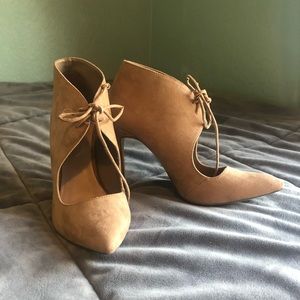 Tan Aldo heels. Offers encouraged